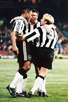 English Premier League match at Selhurst Park. Wimbledon 3 v Newcastle United 3 English Premier League match at Selhurst Park. Wimbledon 3 v Newcastle United 3