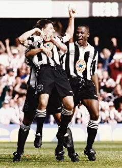 Images Dated 16th September 1995: English Premier League match at St James Park. Newcastle United 3 v Manchester