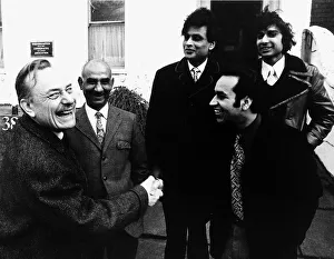 Enoch Powell Conservative MP with party members 1974 Enoch Powell Conservative MP with party members 1974