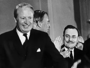Enoch Powell MP (R) with Edward Heath MP 1969 Enoch Powell MP (R) with Edward Heath MP 1969