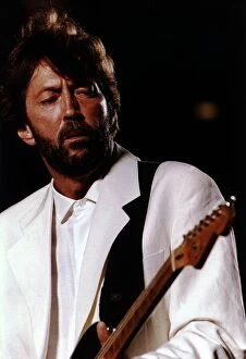 Images Dated 26th June 1992: Eric Clapton Pop Singer at Wembley