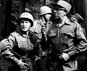Eric Morecambe & Ernie Wise Comedians wearng rebel uniforms Eric Morecambe & Ernie Wise Comedians wearng rebel uniforms