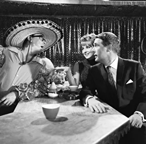 Eric Morecambe and Ernie Wise on set of new film The Intelligence Men Eric Morecambe and Ernie Wise on set of new film The Intelligence Men