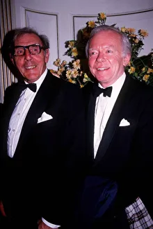Eric Sykes actor comedian and Peter Barkworth March 1987 Dbase MSi Eric Sykes actor comedian and Peter Barkworth March 1987 Dbase MSi