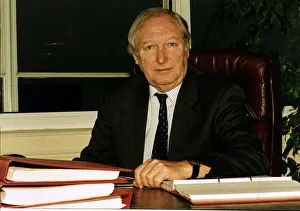 Ernie Burrington MGN chairman sitting at his desk Ernie Burrington MGN chairman sitting at his desk