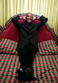 Images Dated 28th January 1998: Errol Brown Hot Chocolate singer January 1998 Errol relaxes on a bed