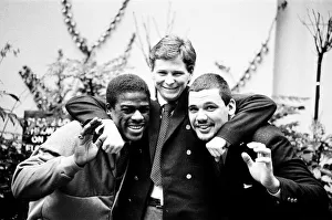 Errol Christie, Keith Wallace and Noel Quarless appearance. 23rd January 1984 Errol Christie, Keith Wallace and Noel Quarless appearance. 23rd January 1984