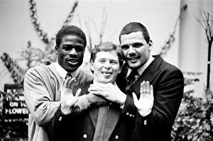 Errol Christie, Keith Wallace and Noel Quarless appearance. 23rd January 1984 Errol Christie, Keith Wallace and Noel Quarless appearance. 23rd January 1984