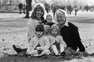 Esther Rantzen with her husband Desmond Wilcox and their children, Emily, 4, Rebecca Esther Rantzen with her husband Desmond Wilcox and their children, Emily, 4, Rebecca