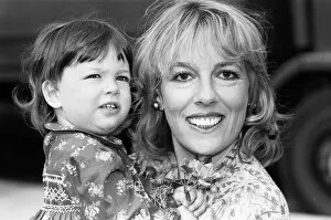Images Dated 21st May 1979: Esther Rantzen pictured with her daughter Emily at the Chelsea Flower Show