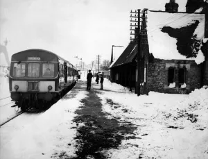 Etherley Railway Station, County Durham, 5th March 1965 Etherley Railway Station, County Durham, 5th March 1965