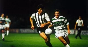 Images Dated 27th September 1989: European Cup Winners Cup First Round Second Leg match at Park Head September 1989