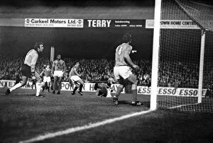 Images Dated 7th October 1977: European Cup Winners Cup First Round Second Leg match at Old Trafford October 1977