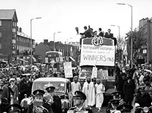 The European Cup Winners Cup was on view to 150,000 cheering fans as Tottenham Hotspurs The European Cup Winners Cup was on view to 150,000 cheering fans as Tottenham Hotspurs