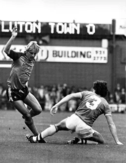 Everton 0 v Luton 1 Town old First Division game at Goodison Park Everton 0 v Luton 1 Town old First Division game at Goodison Park