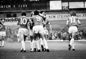 Everton 2 v. Ipswich 1. October 1981 MF03-23-015 *** Local Caption *** Division 1