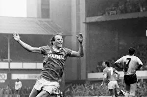 Everton v. Arsenal. March 1985 MF20-13-040 The final score was a two nil victory