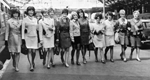 Supporters And Spectators Gallery: Everton wives. May 17th 1968