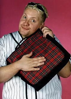 Images Dated 26th October 1996: Ewan MaCleod with Sunday Mail Tartan Bag offer