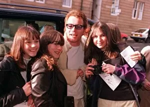 Images Dated 22nd February 1998: Ewan McGregor meets fans at GFT February 1998
