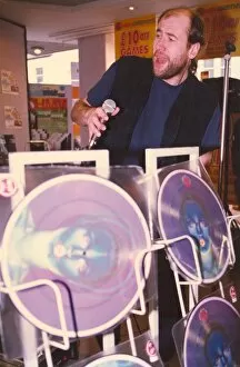 Images Dated 6th April 1994: Ex Marillion lead singer Fish performing at the HMV Shop on Northumberland Street