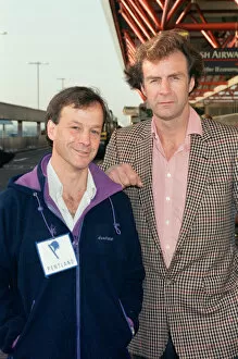 Images Dated 26th October 1992: Explorer Sir Ranulph Fiennes (right) with Dr Mike Stroud. 26th October 1992