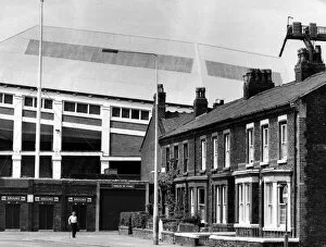 Exterior of Anfield football stadium, home to Liverpool Football Club. 19th May 1980