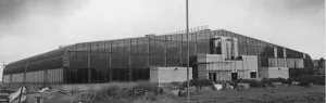 Exterior of the nearly completed Suncentre at Rhyl Europes first indoor surfing pool Exterior of the nearly completed Suncentre at Rhyl Europes first indoor surfing pool