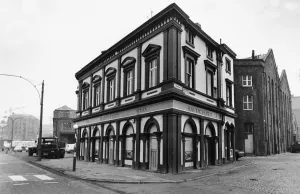 Exterior view of the Baltic Fleet public house, one of the few remaining old time Exterior view of the Baltic Fleet public house, one of the few remaining old time
