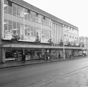 Exterior view Bexley Heath Co-Op combined supermarket and department store Exterior view Bexley Heath Co-Op combined supermarket and department store