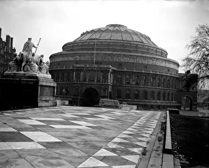 Exterior view of the Royal Albert Hall in London 1951 Exterior view of the Royal Albert Hall in London 1951