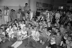Eyes front... no need to give the order to these Brockholes children Eyes front... no need to give the order to these Brockholes children