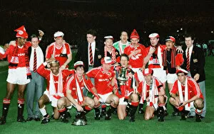 Replay Collection: FA Cup 1990 REPLAY on 17th May 1990. Crystal Palace 0 Manchester United 1