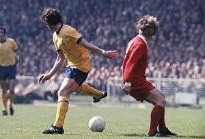 FA Cup Final 1971- Arsenal v Liverpool Action during the game May 1971