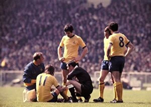 F.A Cup Final 1971 Charlie George injured May
