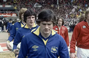 00244 Gallery: FA Cup Final 1979. Arsenal v. Manchester United. The teams walk out onto