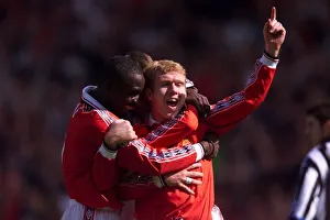 FA Cup Final 1999 Manchester United v Newcastle United Andy Cole FA Cup Final 1999 Manchester United v Newcastle United Andy Cole