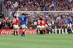 Images Dated 20th May 1995: FA Cup Final, Everton v Manchester United. Everton won the match 1-0 via a headed goal by