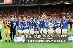 Images Dated 20th May 1995: FA Cup Final, Everton v Manchester United. Everton won the match 1-0 via a headed goal by