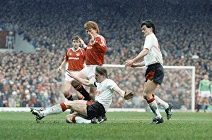 Images Dated 18th March 1989: FA Cup Quarter Final match at Old Trafford. Manchester United 0 v Nottingham Forest