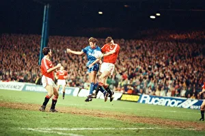 Images Dated 11th April 1990: FA Cup Replay. Manchester United 2 v. Oldham Athletic 1