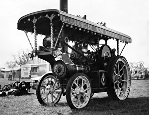 Images Dated 30th May 1973: Fairground Steam traction engine, 30th May 1973