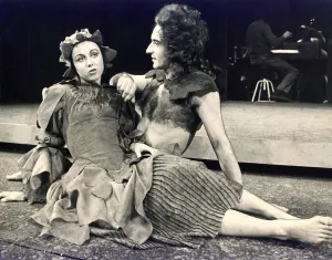 00054 Gallery: Fairy Antoinette Gibberstaff and Ben Kingsley, who plays the part of Puck performing