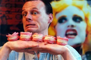 False teeth which will be used in the Threepenny Operat at Newcastle Play House on March False teeth which will be used in the Threepenny Operat at Newcastle Play House on March