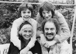 Family Joy. Jimmy Greaves with his ex-wife Irene and children Andrew 13 Family Joy. Jimmy Greaves with his ex-wife Irene and children Andrew 13