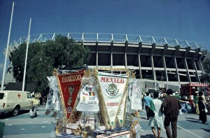 Images Dated 31st May 1970: The famous Azteca Stadium in Mexico, pictured before the strat of the 1970 World Cup