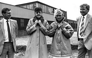 Images Dated 22nd June 1988: Fanous raincoat manufacturers Dannimac are making a massive £800