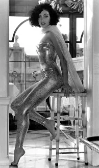 Fashion - Beachwear: Simone's stunning in silver. Take a silver catsuit Fashion - Beachwear: Simone's stunning in silver. Take a silver catsuit