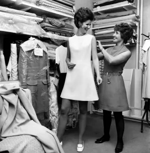 Fashion: Clothing: Designer in chief, at Susan Small in Wells Street, W.1 Fashion: Clothing: Designer in chief, at Susan Small in Wells Street, W.1