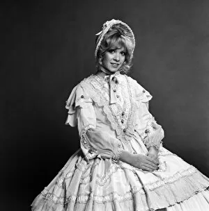 Fashion / Old. Beverley Pilkington in 'Crinoline'dress